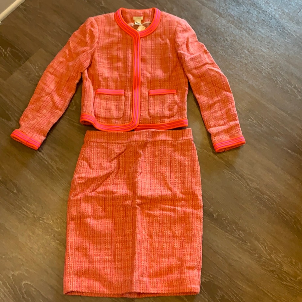 J Crew skirt suit NWT